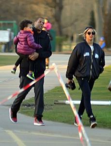 Beyonce, Jay Z and daughter Blue Ivy on family playdate
