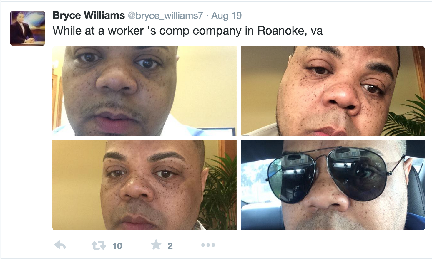 Bryce Williams, Vester Flanagan, Allison Parker, Adam Ward, WDBJ