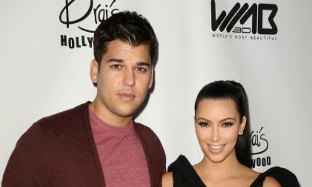 Rob Kardashian and Kim Kardashian