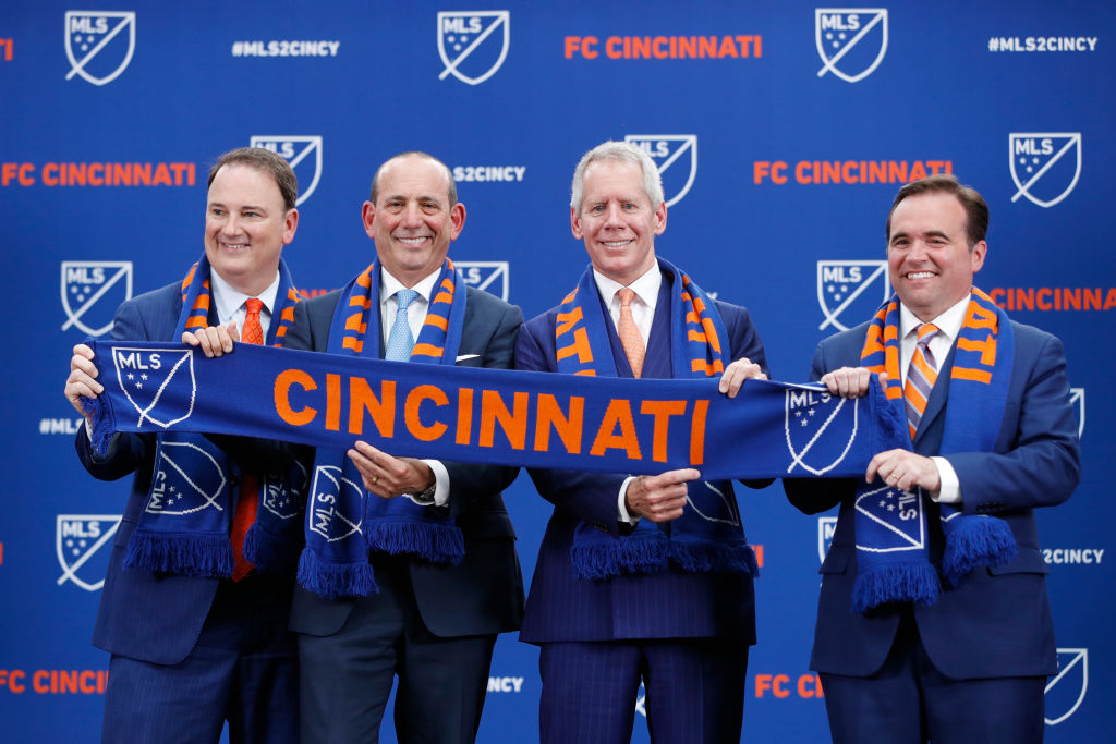 FC Cincinnati Announcement With MLS Commissioner Don Garber