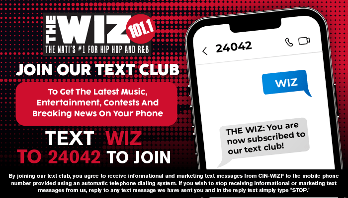 WIZ Mobile Text Club Promo Graphic 2025